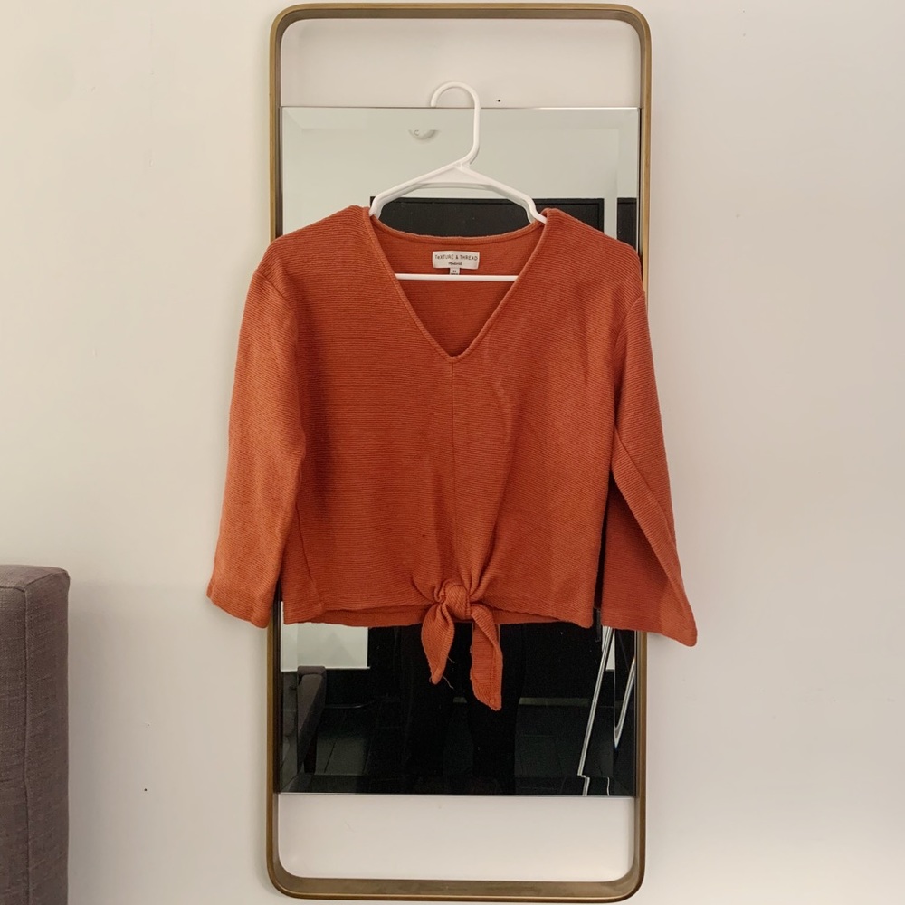 Madewell Front Tie Top